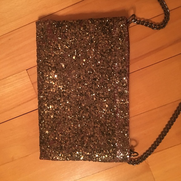 Jcrew Sequin Pouchette Bag - Picture 3 of 6